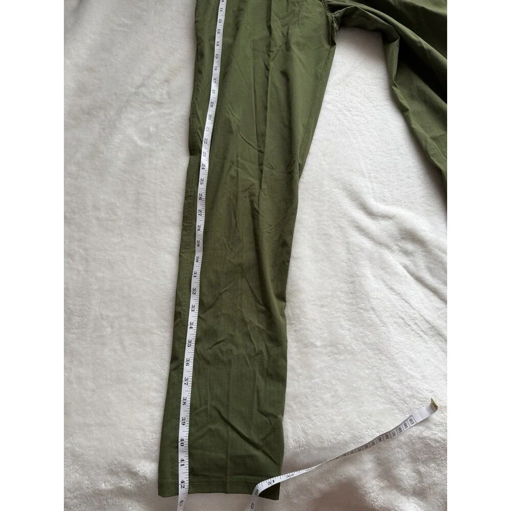 All in Motion Men’s Green Jogger Pants Nylon Stretch Drawstring M 28